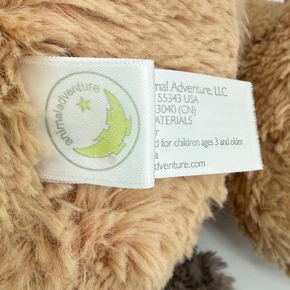 Animal Adventure 26" Patch Dog Plush Stuffed Animal Tan Brown 2015 - Picture 6 of 8
